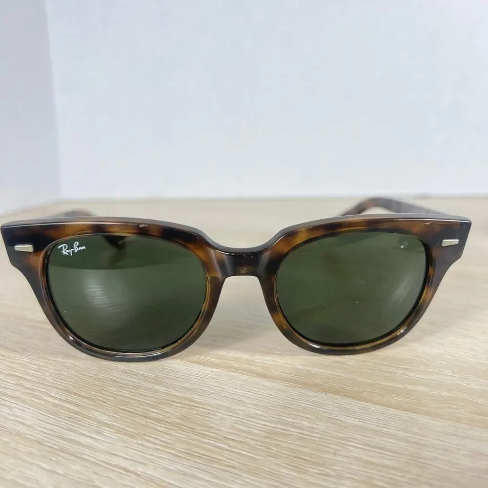Ray-Ban RB4168 Meteor 710 Sunglasses Tortoise Shell READ DESC Italy